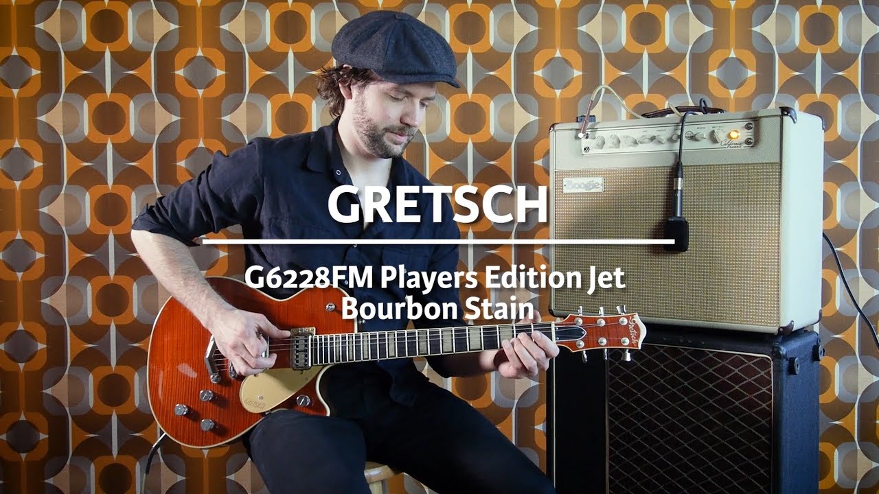 Gretsch G6228FM Players Edition Jet Bourbon Stain played by Alex Labrie | Demo @ TFOA