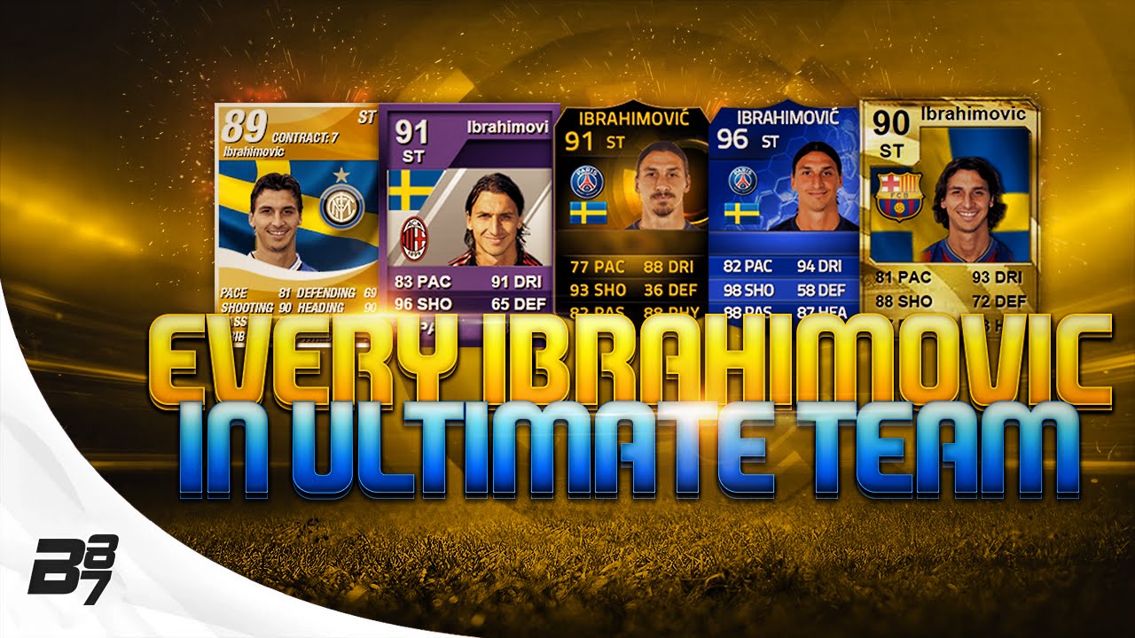EVERY IBRAHIMOVIC CARD ON ULTIMATE TEAM!!