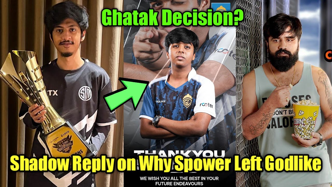 Shadow Reply on Why Spower Left Godlike? 😱 | Ghatak Decision? 😳