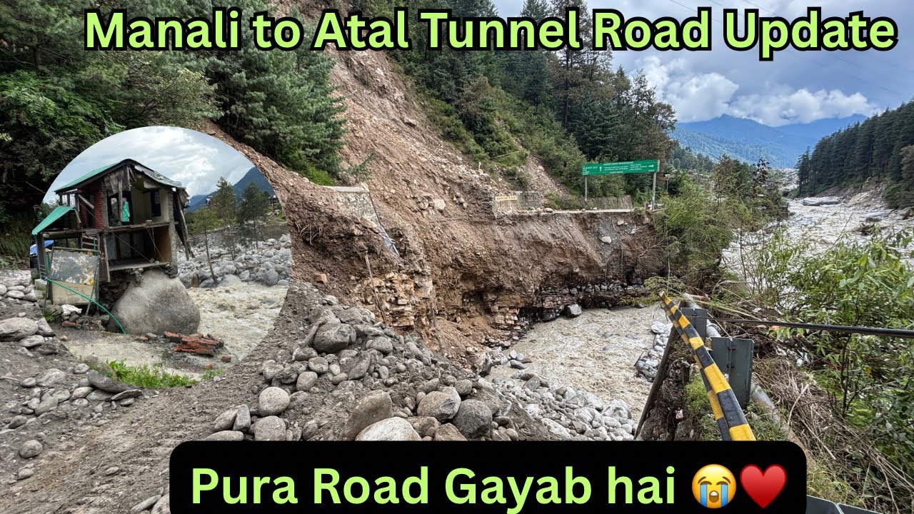 Manali to Atal Tunnel Road Update || Manali Leh Highway Open now || Manali Daily Update #vlog 