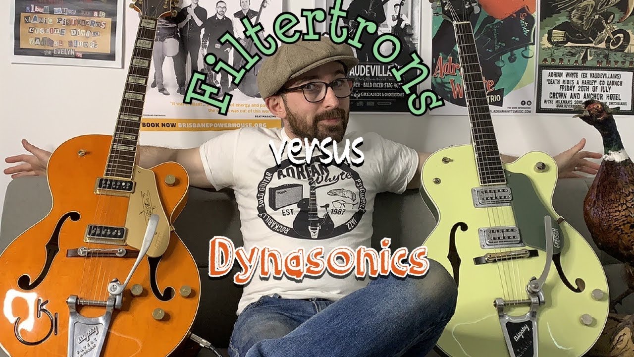 Gretsch Filtertrons против Dynasonics — Адриан Уайт