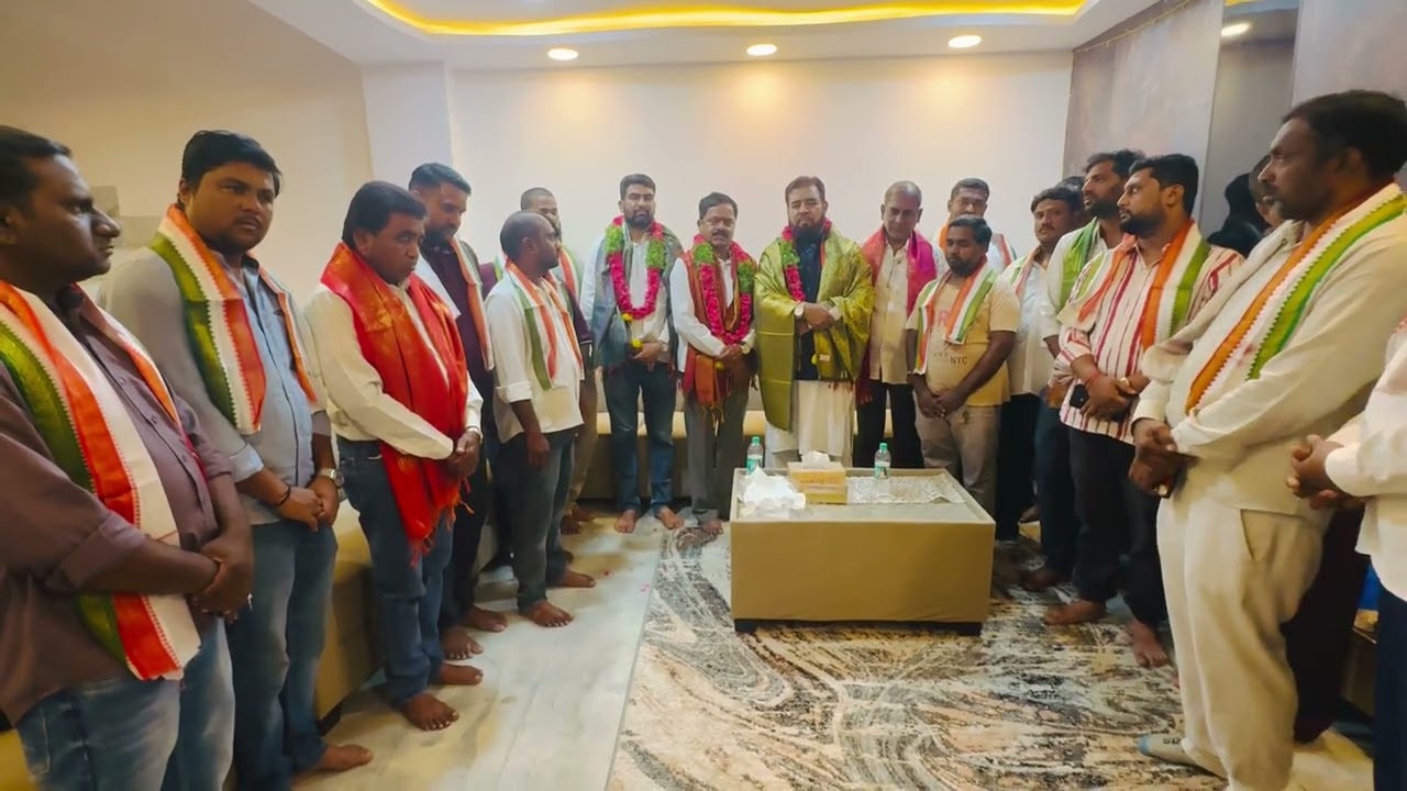 Address by Sec Khairtabad Akula Chandra Shekhar at Congress Party Joining Ceremony of Karwan Youth