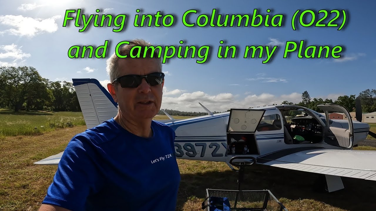 Flying to Columbia and Camping in my Plane #flying #aviation #airports #camping #generalaviation