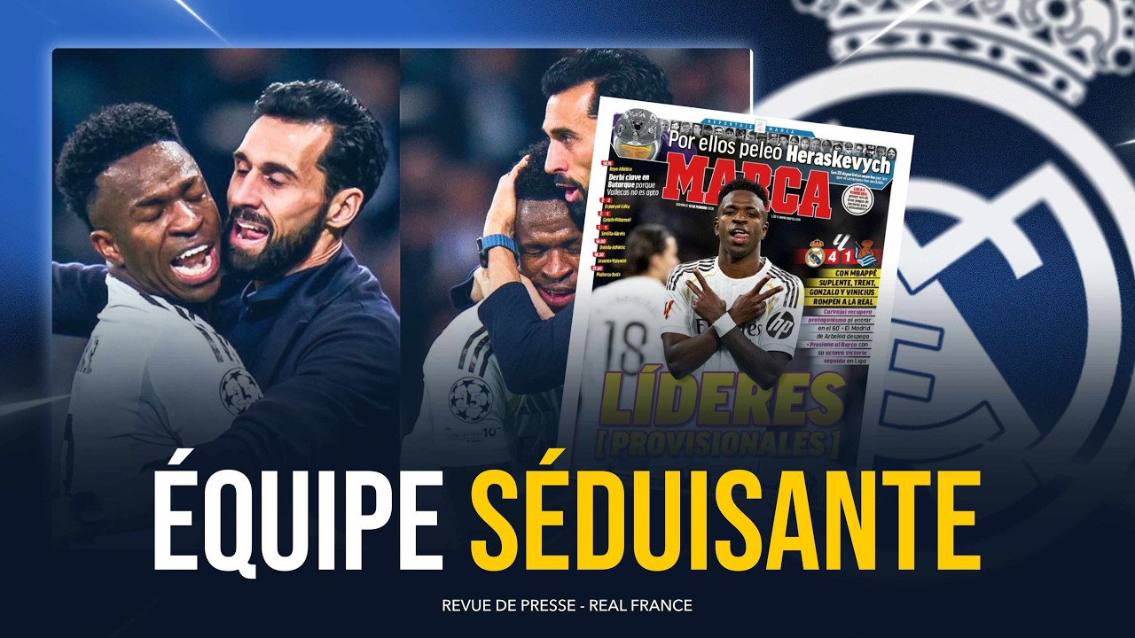 🥰🗞️ UN REAL MADRID SÉDUISANT ! L'ESPOIR EST DE RETOUR... TRENT IMPRESSIONNE ! VINICIUS BRILLE