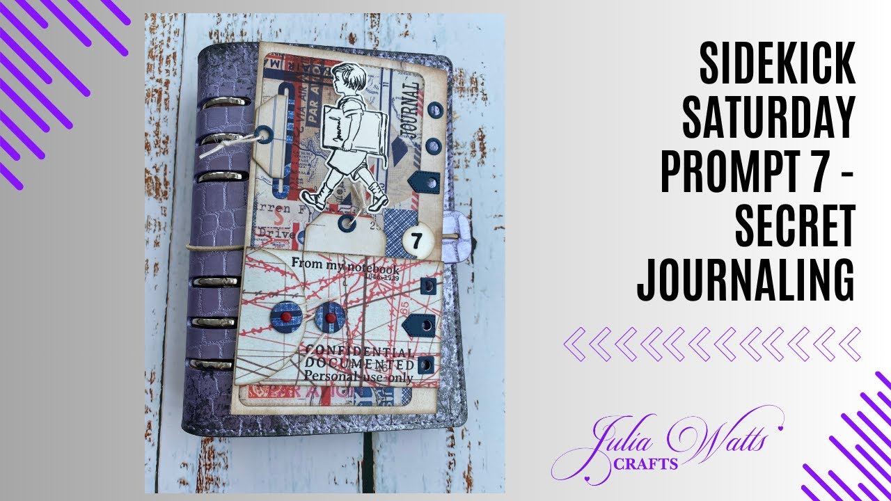 Elizabeth Craft Designs Sidekick Saturday - 7 Secret Journaling