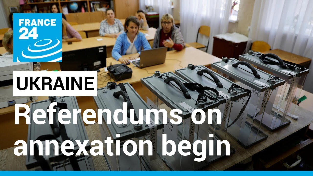 Referendums on Russian annexation begin in occupied Ukraine territories &bull; FRANCE 24 English