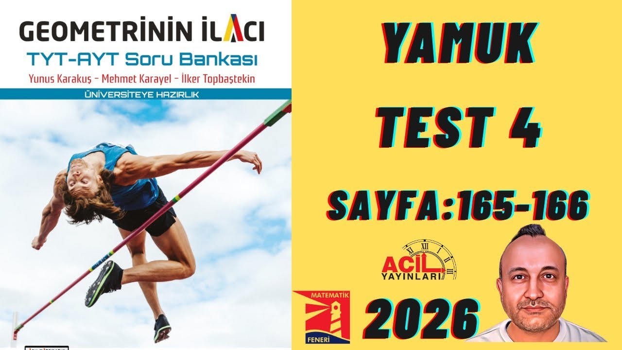82 Geometrinin İlacı | Tyt-Ayt Soru Bankası YAMUK Test 4 Sayfa:165-166 2026