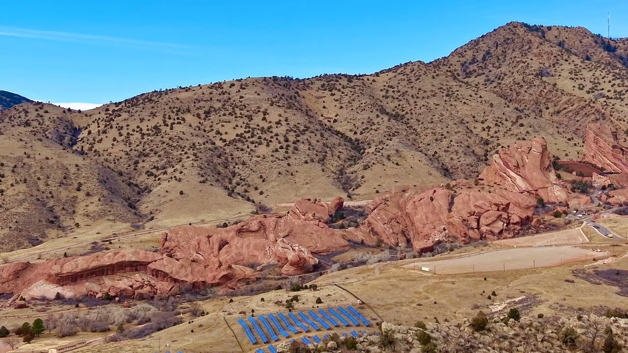 Red Rocks Amphitheater Rise over Ridge, Morrison Colorado, Feb 24, 2026 #redrocks #denver #morrison