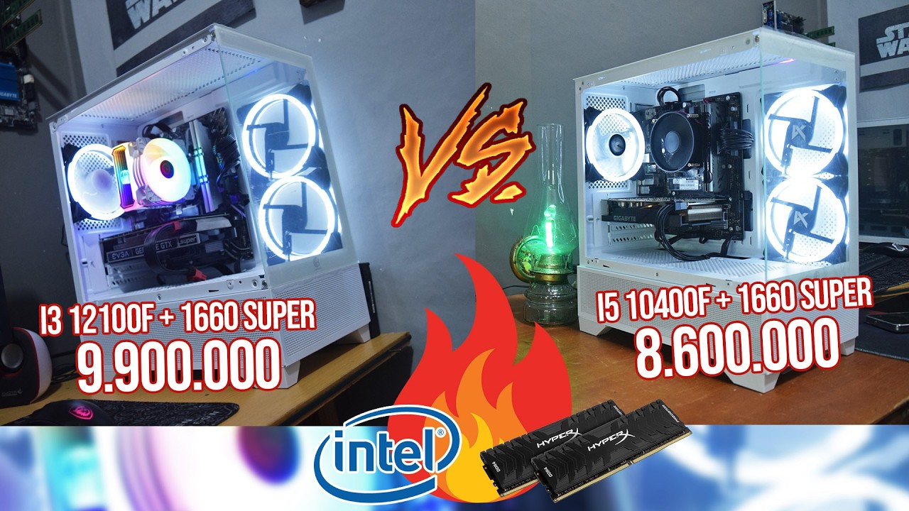 Core i5 10400F vs Core i3 12100F - GTX 1660 Super