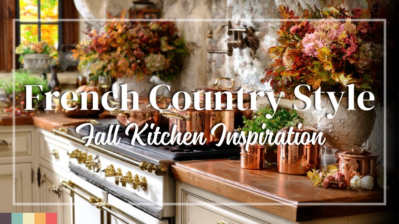 19 French Country Fall Kitchen Ideas with Rustic Warmth, Natural Textures & Vintage Sophistication