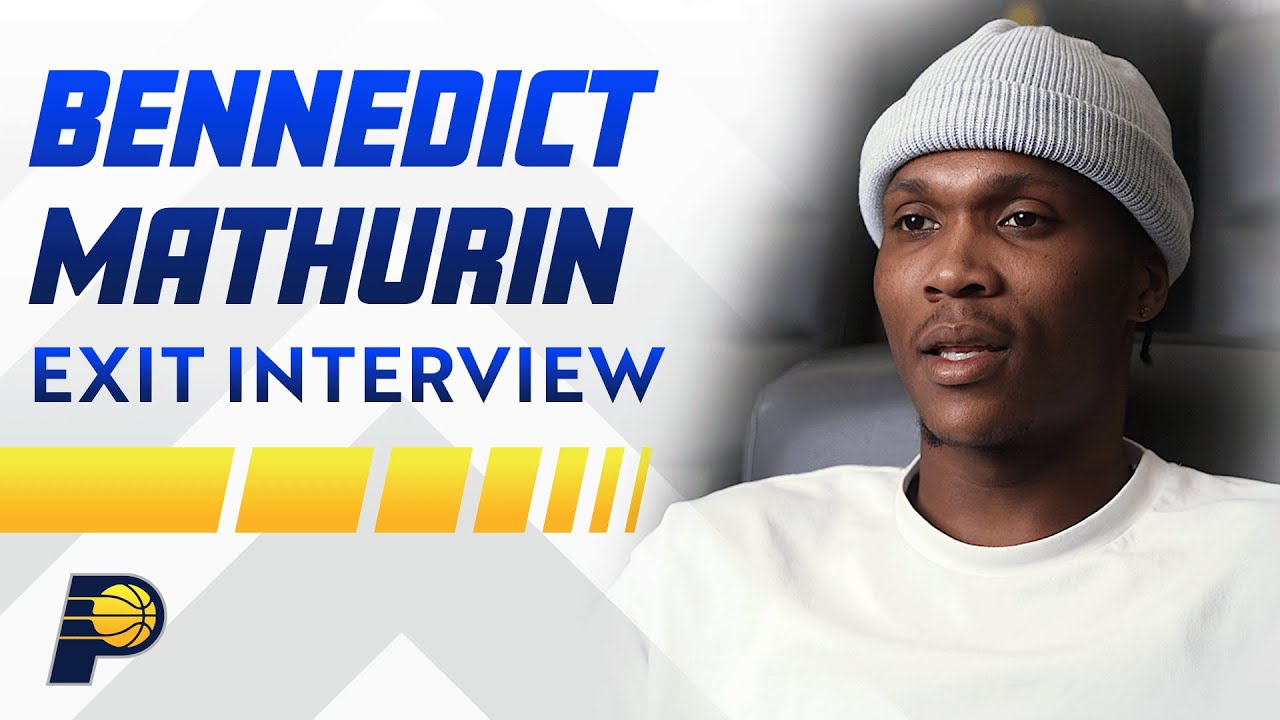 Bennedict Mathurin 2023-24 Exit Interview | Indiana Pacers