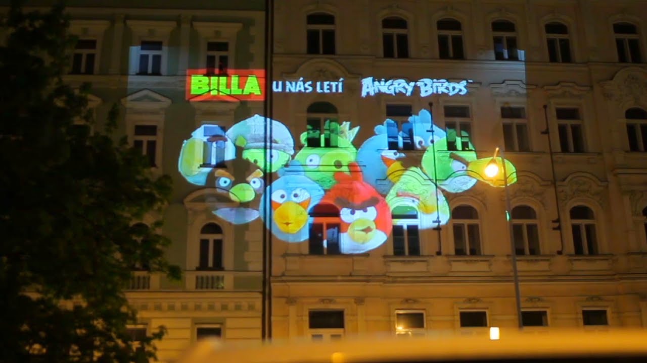 Angry Birds: Night Ride Prague - noční let Angry Birds Prahou
