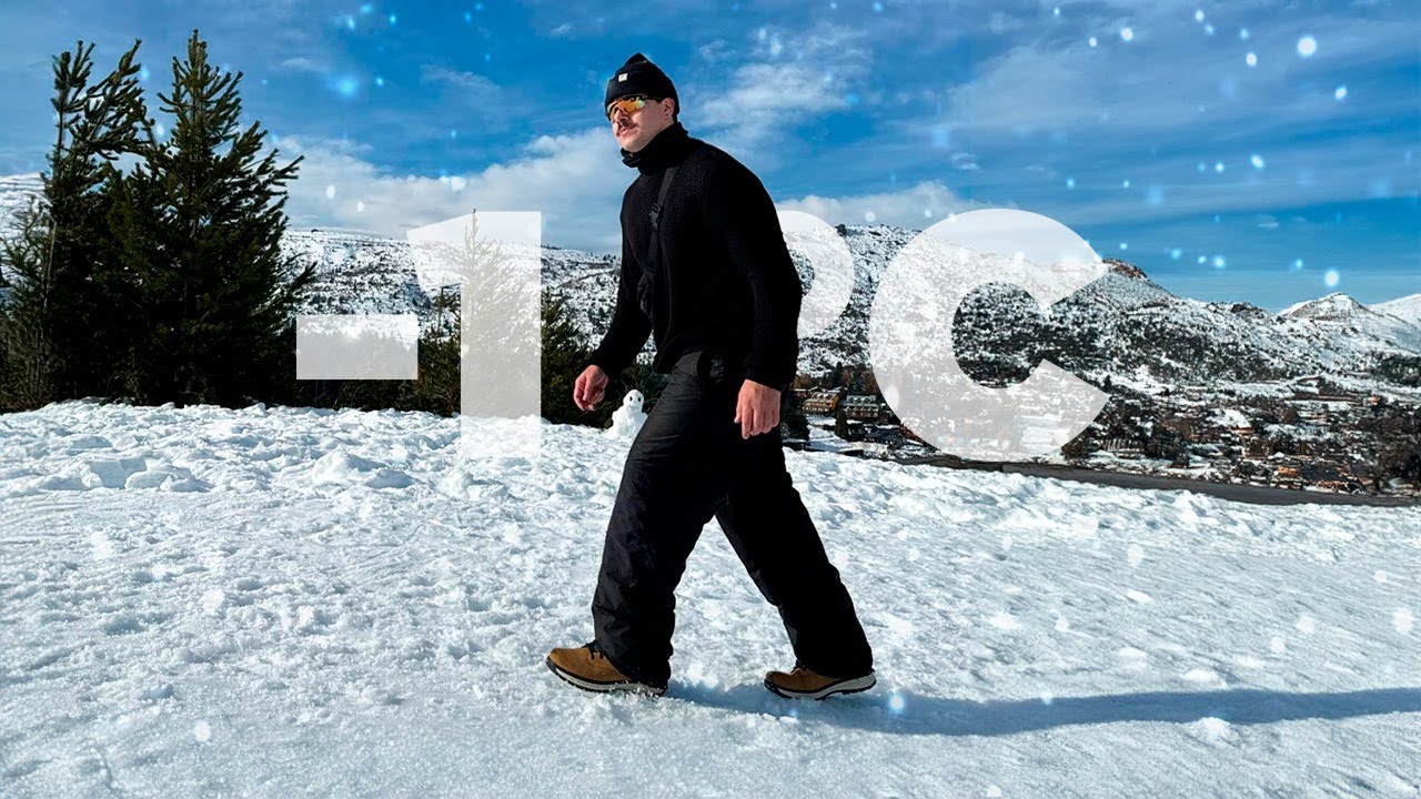 Viajei para o lugar mais frio que já fui na vida