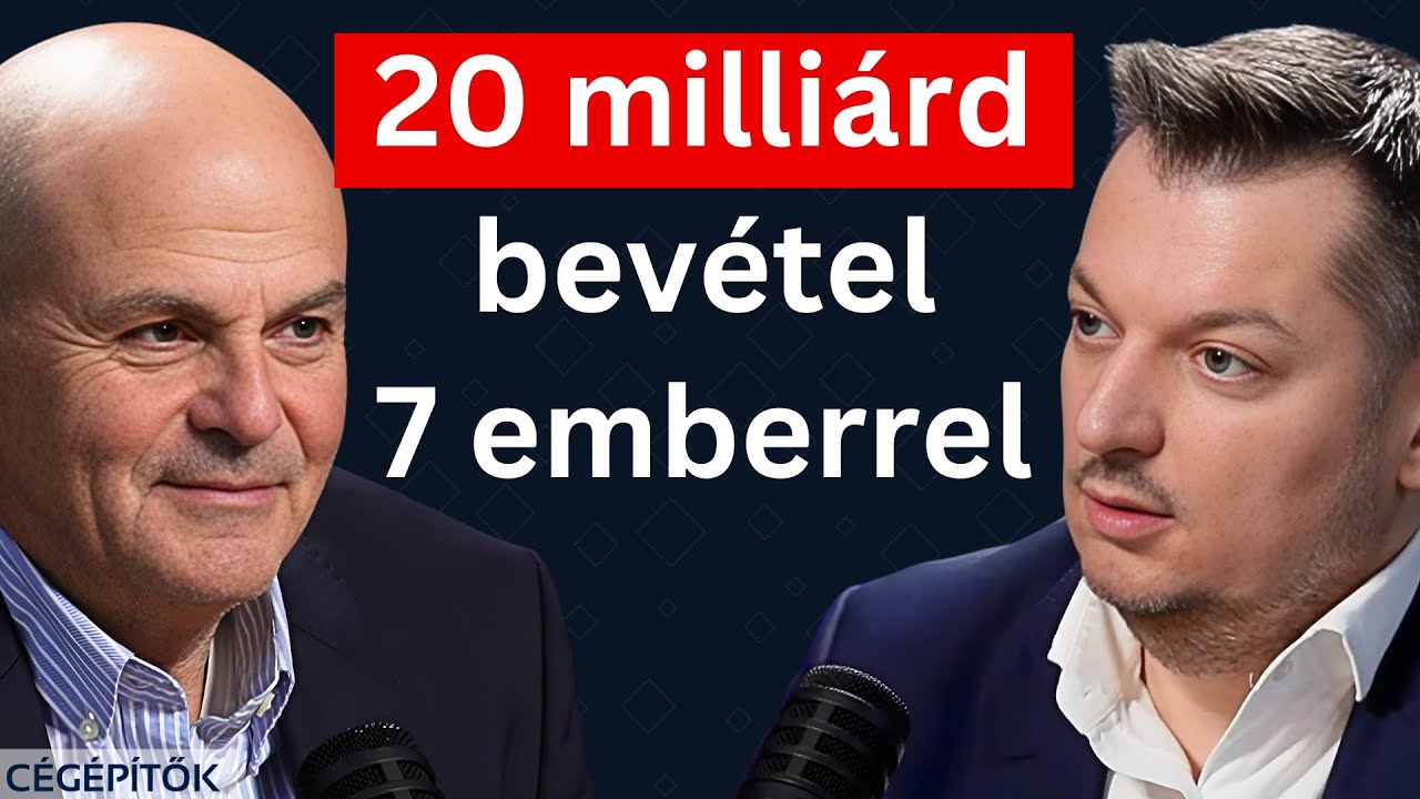 Hét ember viszi a vállalkozást, 20 milliárdos bevétellel - Moldován András