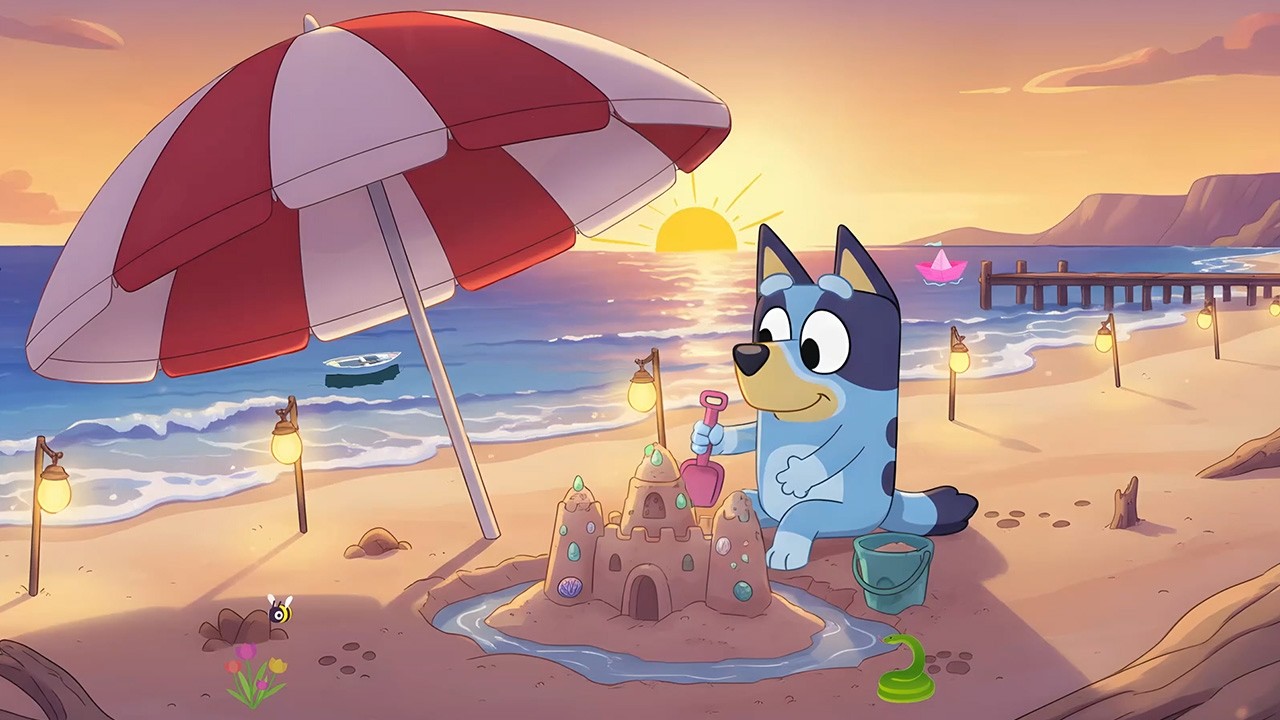 Bluey's Oceanside Chill 🎧 Lofi Beats for Study, Relaxation & Sleep