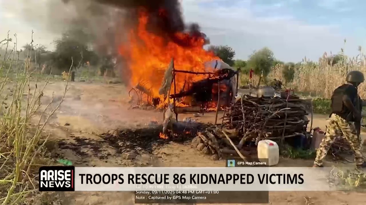 TROOPS RESCUE 86 KIDNAPPED VICTIMS
