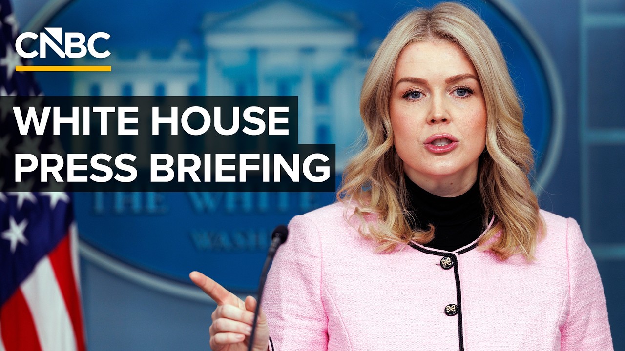 LIVE: White House press secretary Karoline Leavitt holds a briefing with reporters — 3/4/2026