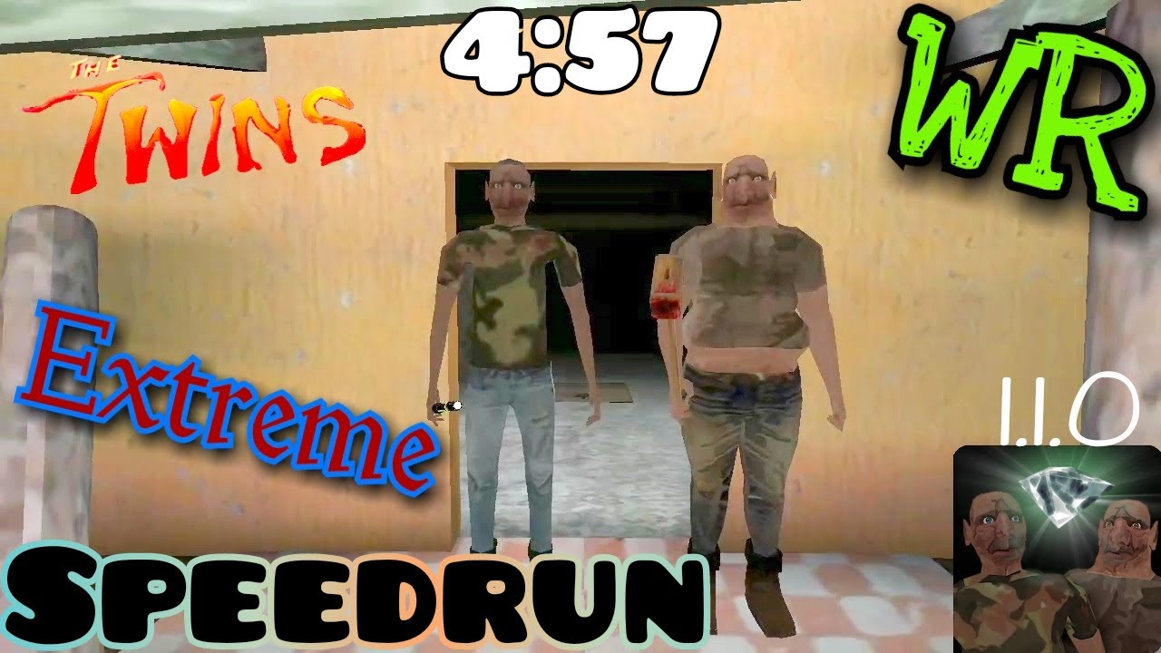The Twins [DVloper] - V 1.1.0, World record (4:57), without guests, speedrun in extreme