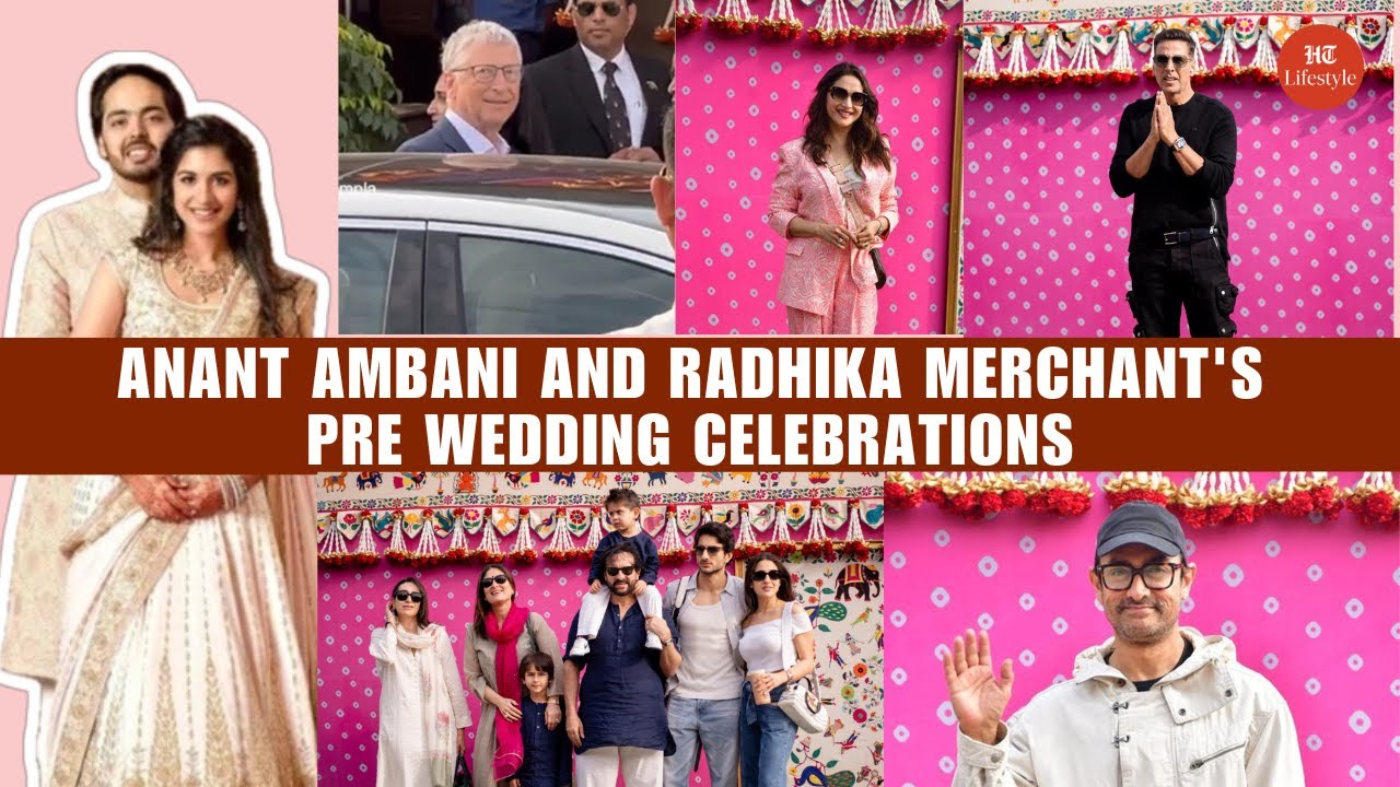 Anant Ambani Radhika Merchant PreWedding Bash in Jamnagar | Jio, Bill Gates, Saif & Kareena, Akshay