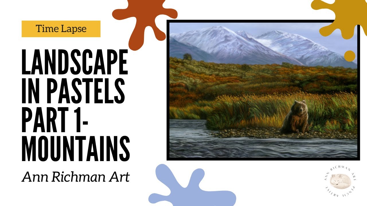 Time Lapse Landscape In Soft Pastels- Part 1 Mountains