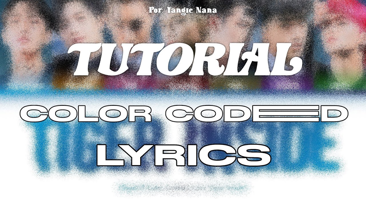 TUTORIAL: Cómo hacer Color Coded Lyrics 💌☁️