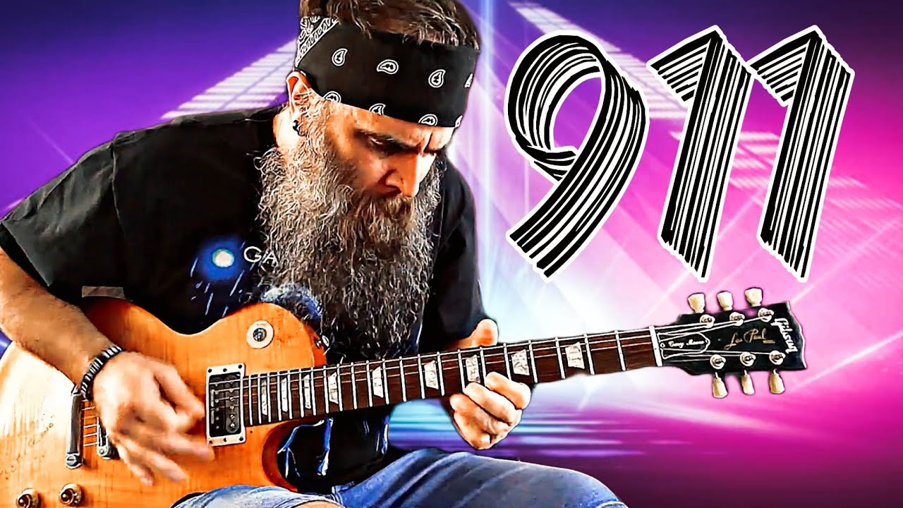 Lady Gaga - 911 - Instrumental Electric Guitar Cover - By Paul Hurley