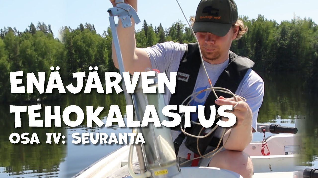 Enäjärven tehokalastus osa IV: Seuranta