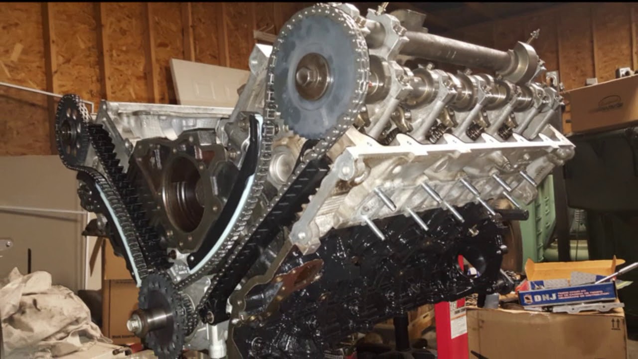 1998 Ford E-350 6.8L V10 Engine Rebuild & Assembly First Start - Part 3 of 3