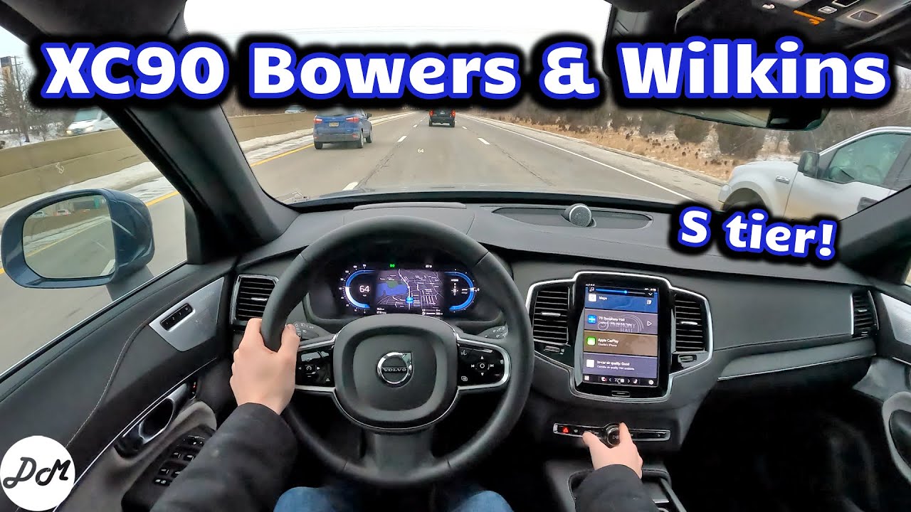 Volvo XC90 2023 года — обзор звуковой системы Bowers & Wilkins
