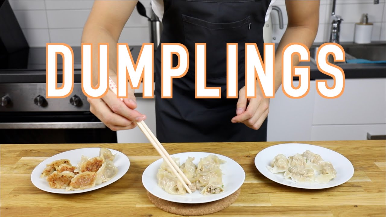 Kinesiska Dumplings på 3 Olika Sätt!