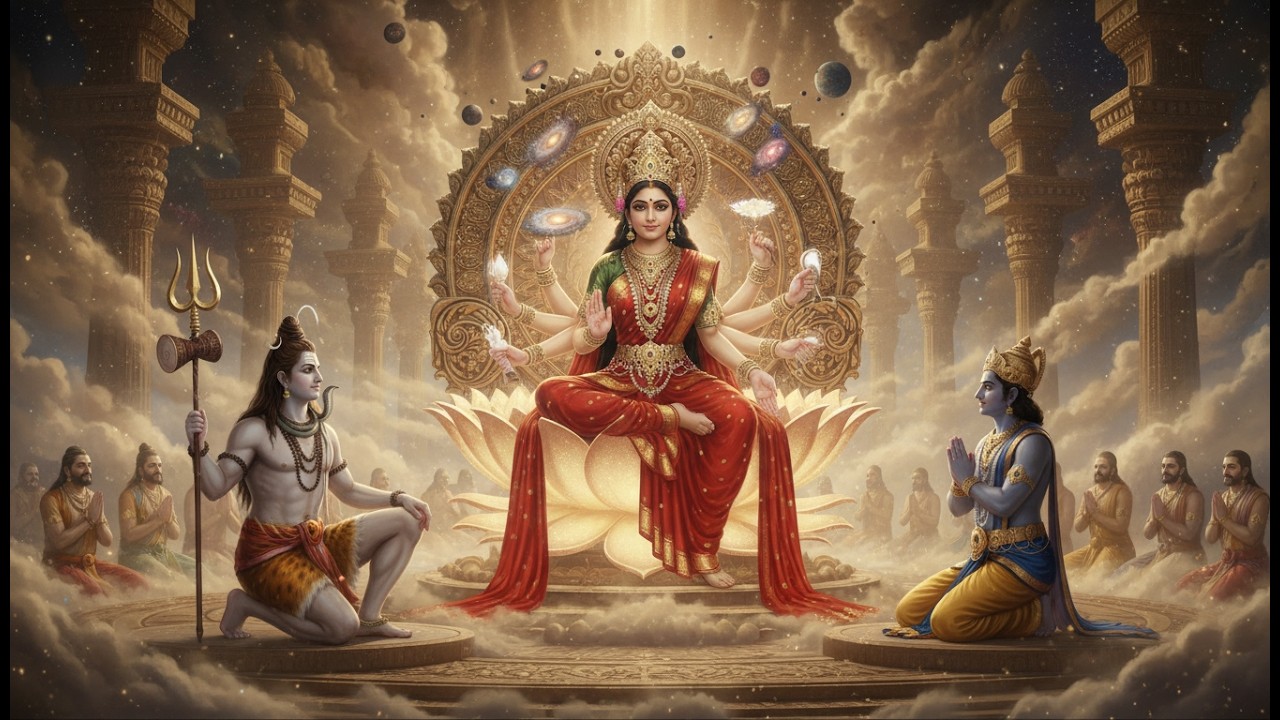 The Supreme Goddess Beyond Shiva & Vishnu | The Goddess Who Rules The Trinity #adishakti