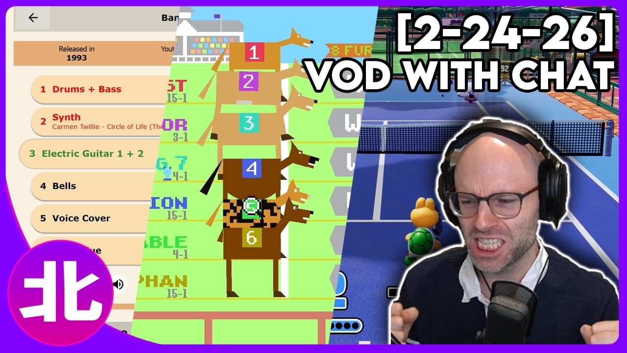 Tennis with the Wifey [With Chat] (Trivia, Horsey Game, Mario Tennis)
