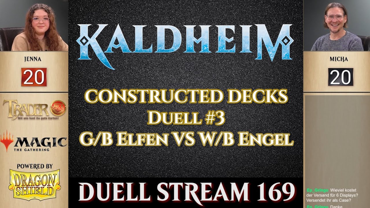 MTG Kaldheim Constructed Deck Duell G/B Elfen VS W/B Engel | Magic the Gathering | Trader Tutorial