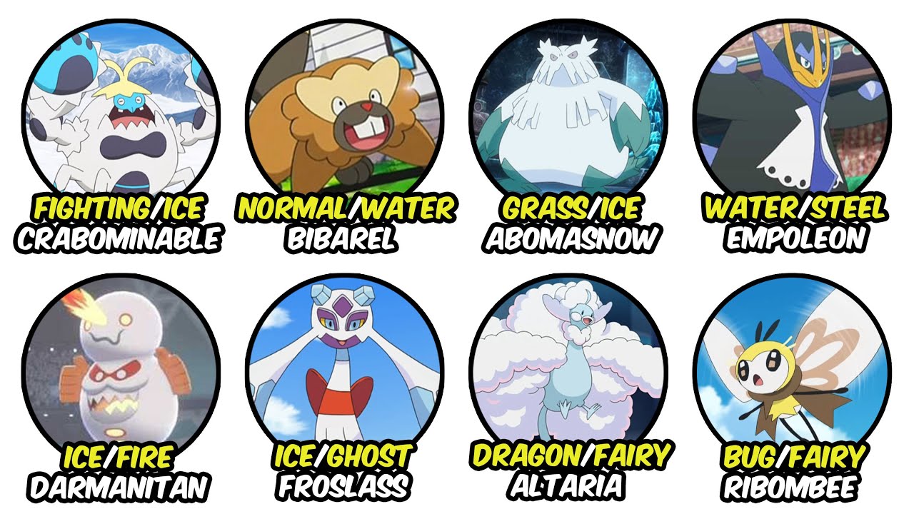 Every Unique Pok&eacute;mon Type Combination Explained In 25 Minutes