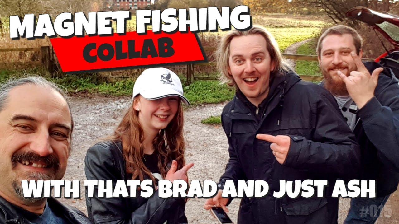 Magnet fishing Collab with Thats Brad and Just Ash 🥰🤗👍 #magnetfishing