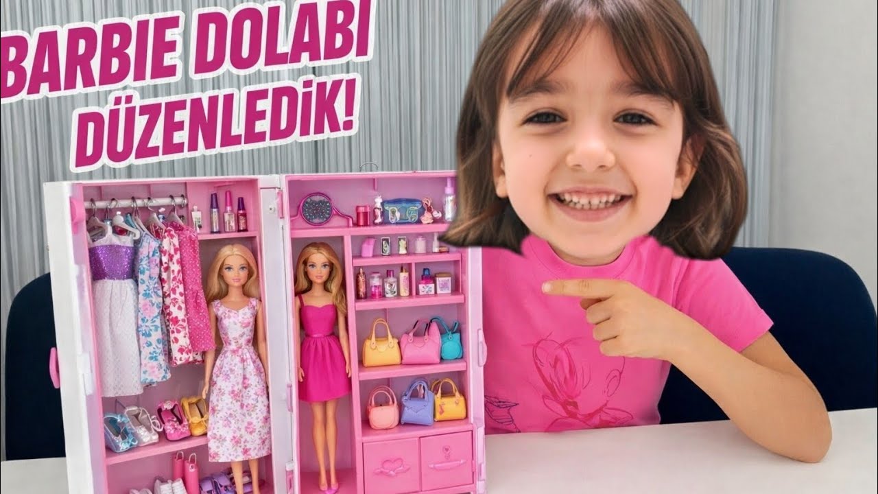 KIZ EVCİLİK OYUNLARI!! ASYA İLE BİRLİKTE BARBİE DOLABINI DÜZENLİYORUZ KIZ ÇOCUK VİDEOLARI