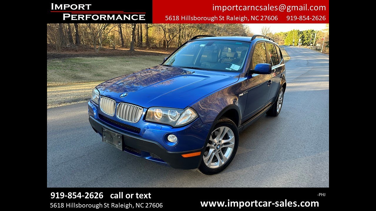 2007 BMW X3 3.0si