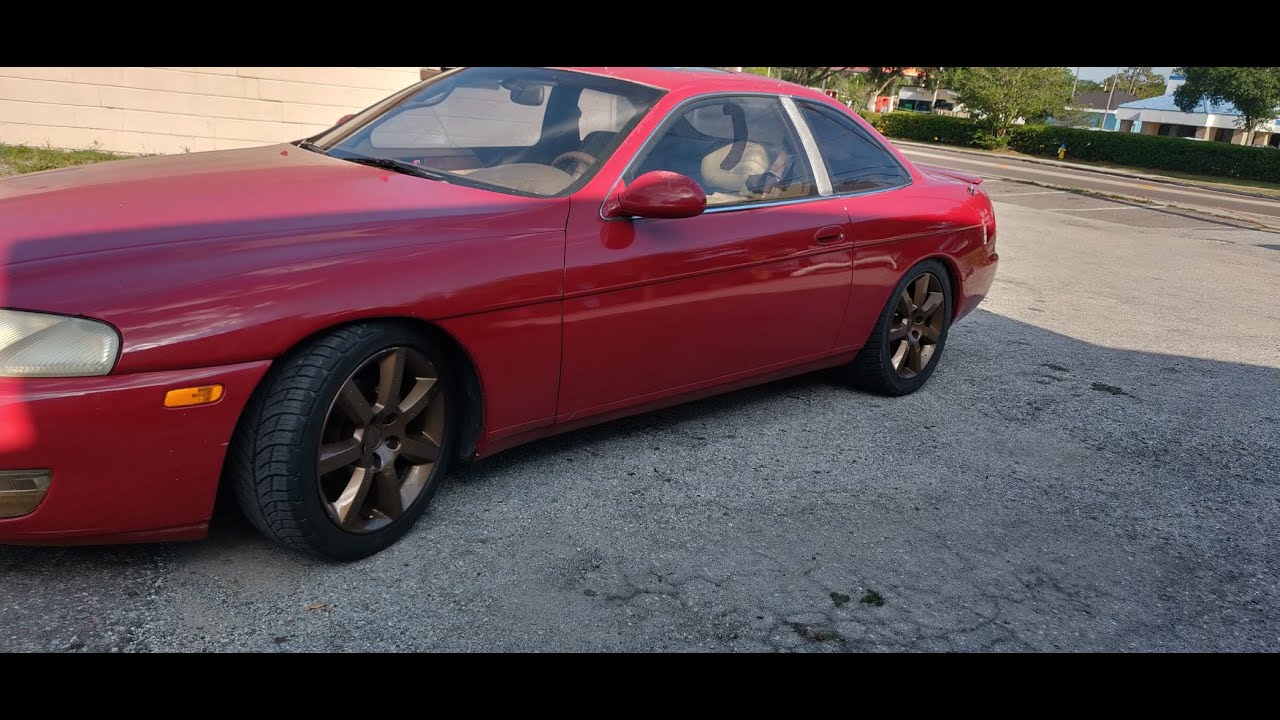 Установка койловеров Maxspeeding Rods 220 $ с eBay на Lexus SC300 1995 года (полностью регулируем...