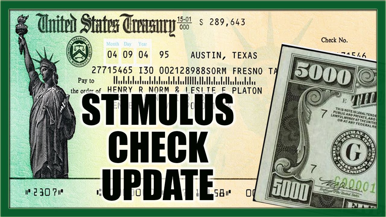 $5,000 Big Fat Stimulus Check 