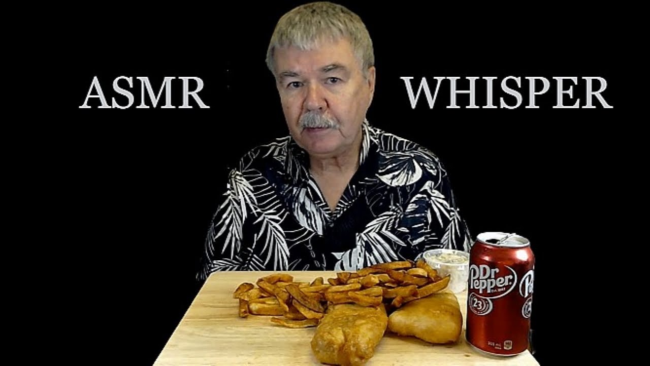 ASMR TRYING FISH AND CHIPS FROM A NEW RESTAURANT, A REAL FISH STORY