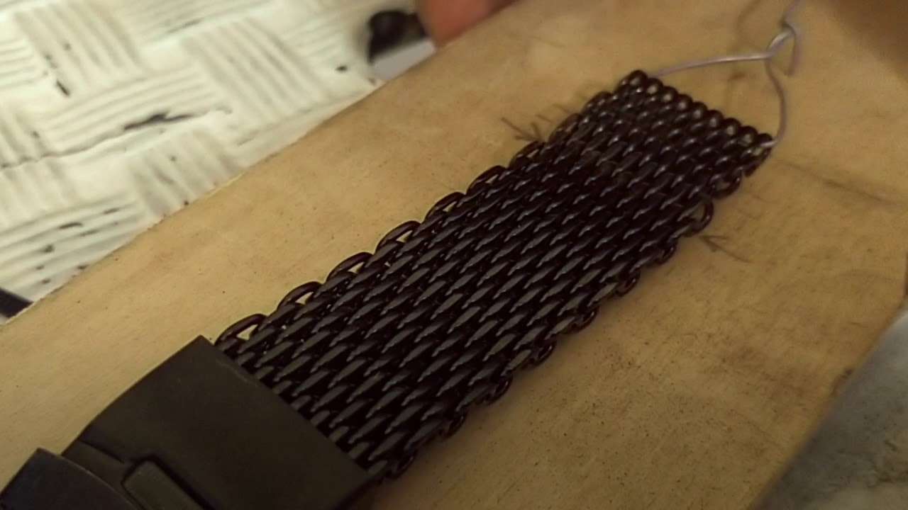 Adjust a non-adjustable Milanese Mesh Strap