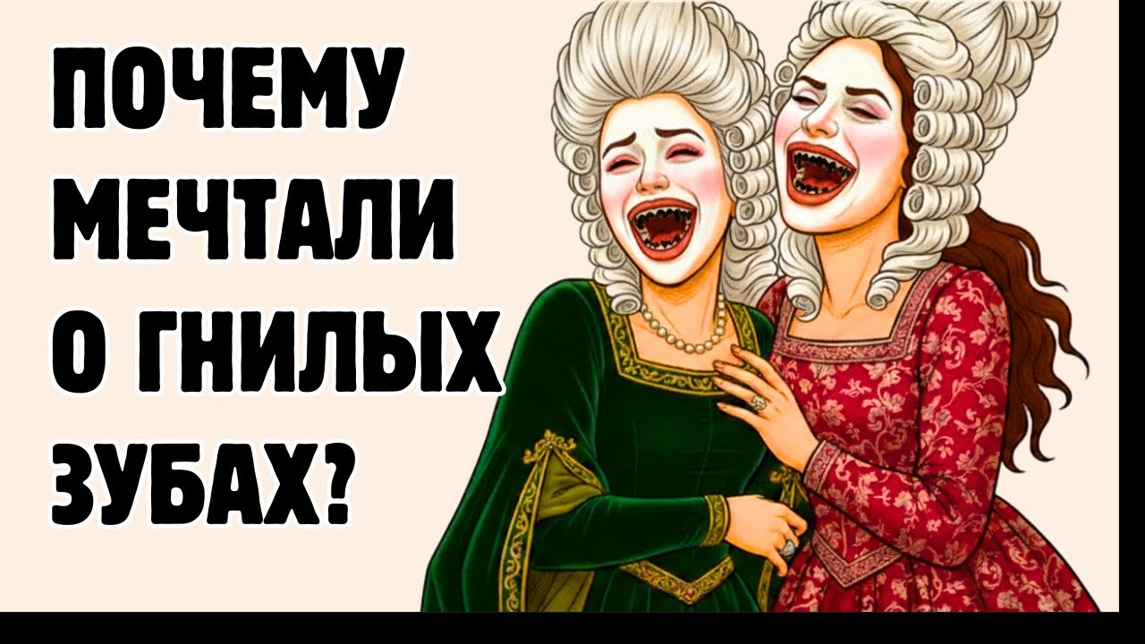 ЧЕРНАЯ улыбка богача: почему ПЛОХИЕ зубы были признаком достатка? /Скучная история на ночь