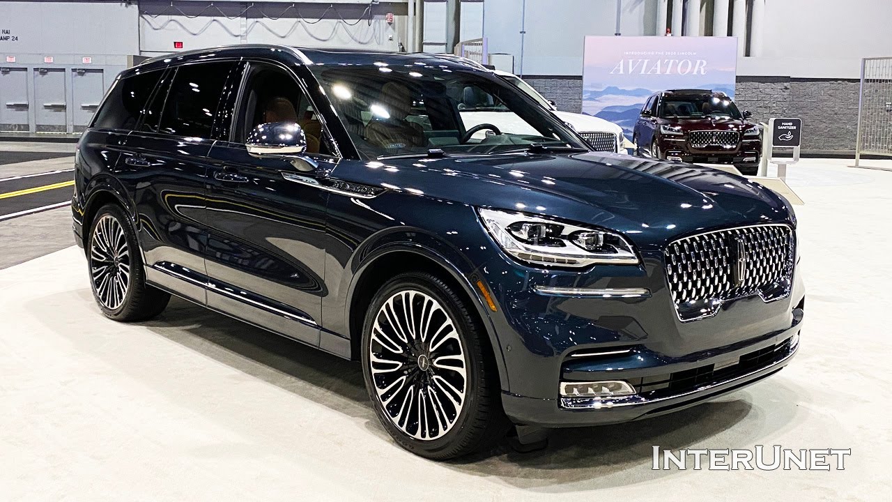 2021 Lincoln Aviator Black Label 400 HP Twin-Turbocharged 3.0L V6 AWD Luxury 3-Row Seats SUV