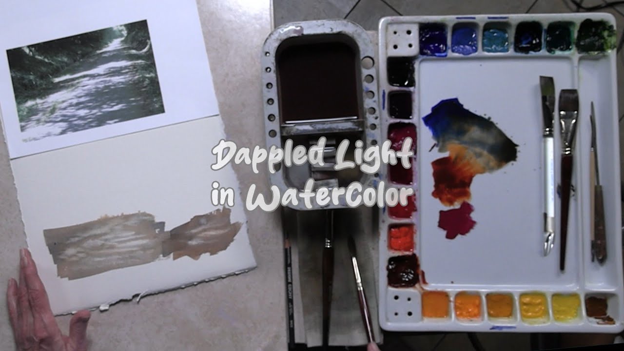 Quick Tip 553 -- Dappled Light in Watercolor