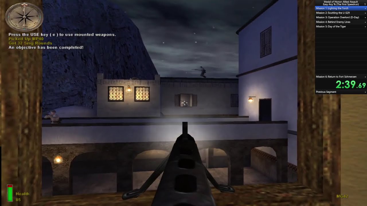 Medal of Honor: Allied Assault Speedrun 1:54:28 1/25/2026