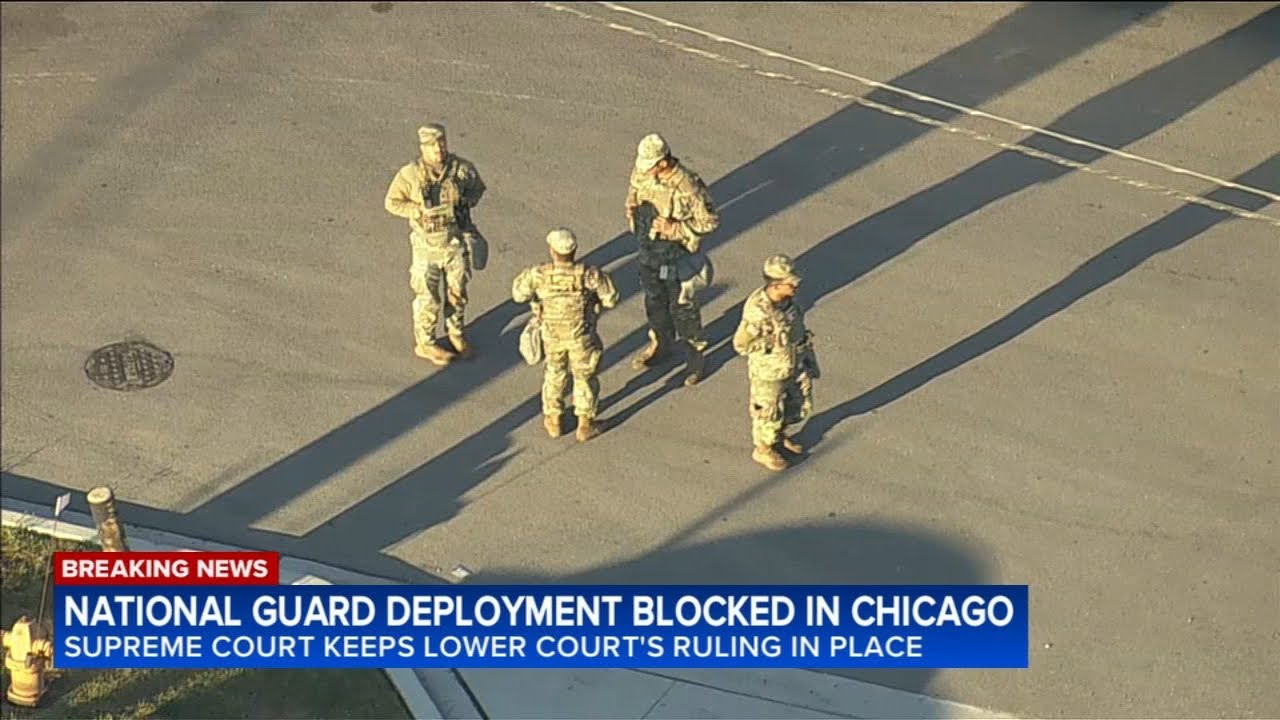 Supreme Court keeps Trump's National Guard deployment blocked in the Chicago area, for now