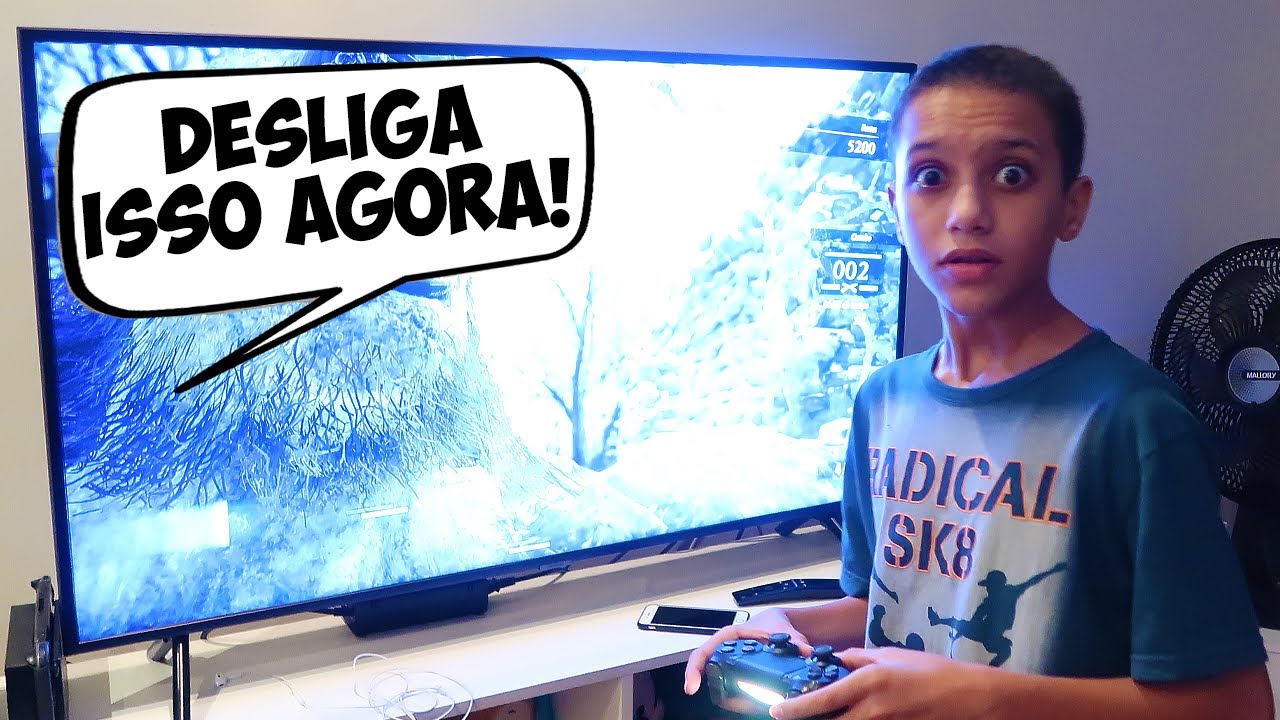 GUSTAVO, DESLIGA ESSE PS4 AGORA E VÁ DORMIR!