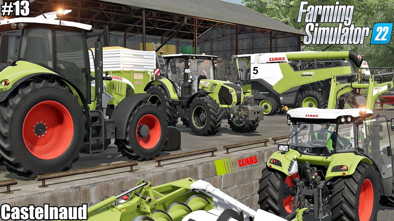 HARVESTING CORN, BUYING NEW CLAAS 430 ARION & FEEDING ANIMALS│CASTELNAUD│FS 22│13