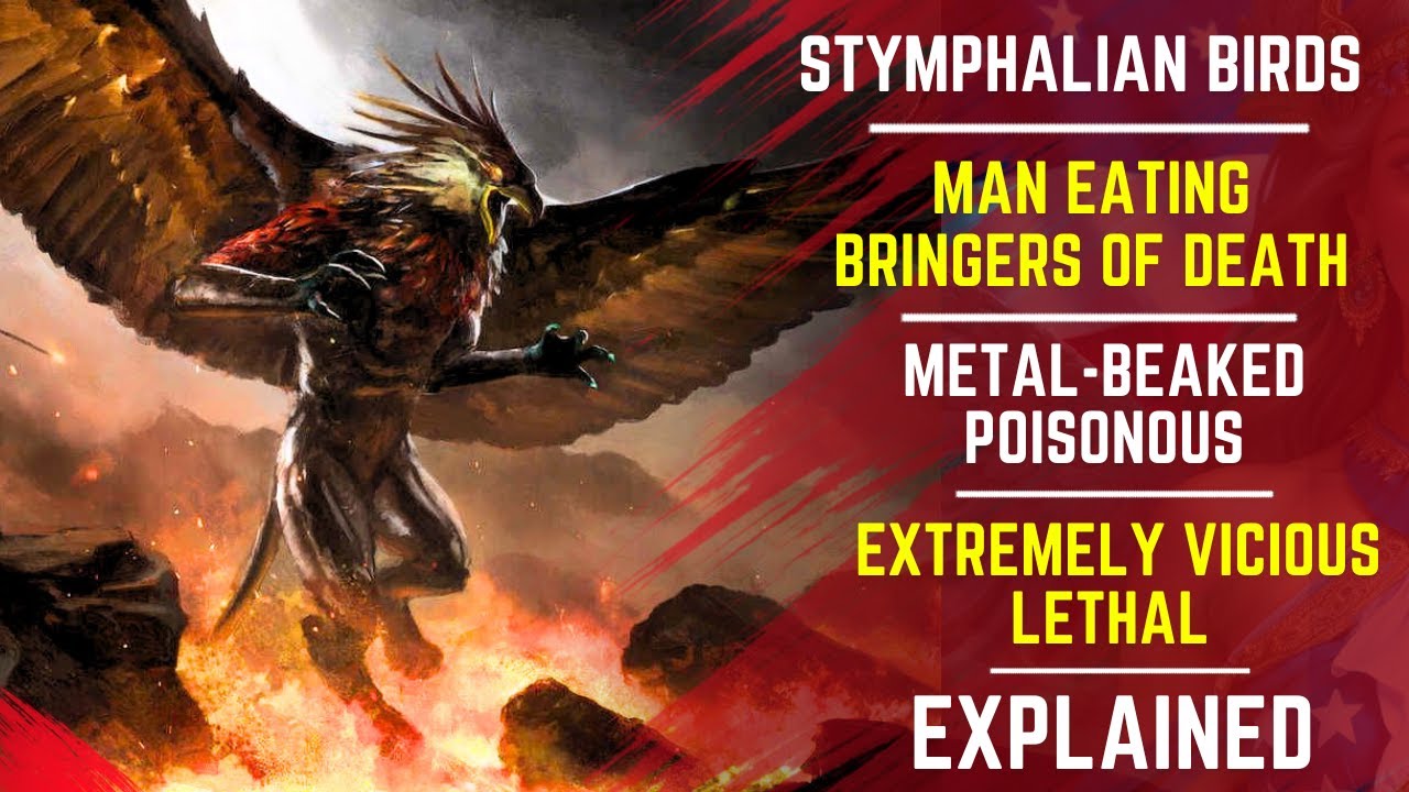 Greek Mythology: Stymphalian Birds | Man Eating, Bringers of Death, Metal Beaked | Facts Explained
