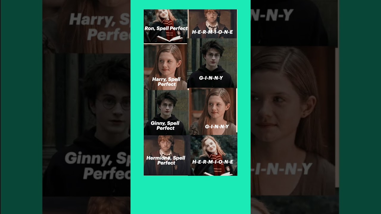 (Catchy & Viral): The Only Thing They Spell Perfectly... 😂⚡ #HarryPotter #Shorts